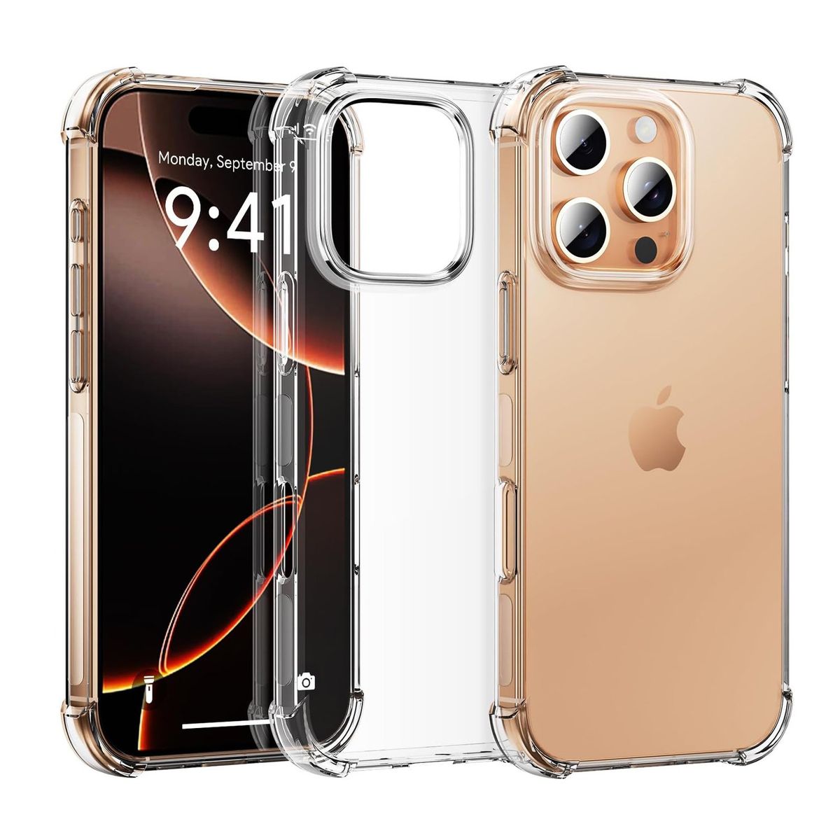 CELLBOX - Carcasa Antigolpe Transparente para iPhone 16 Pro Max