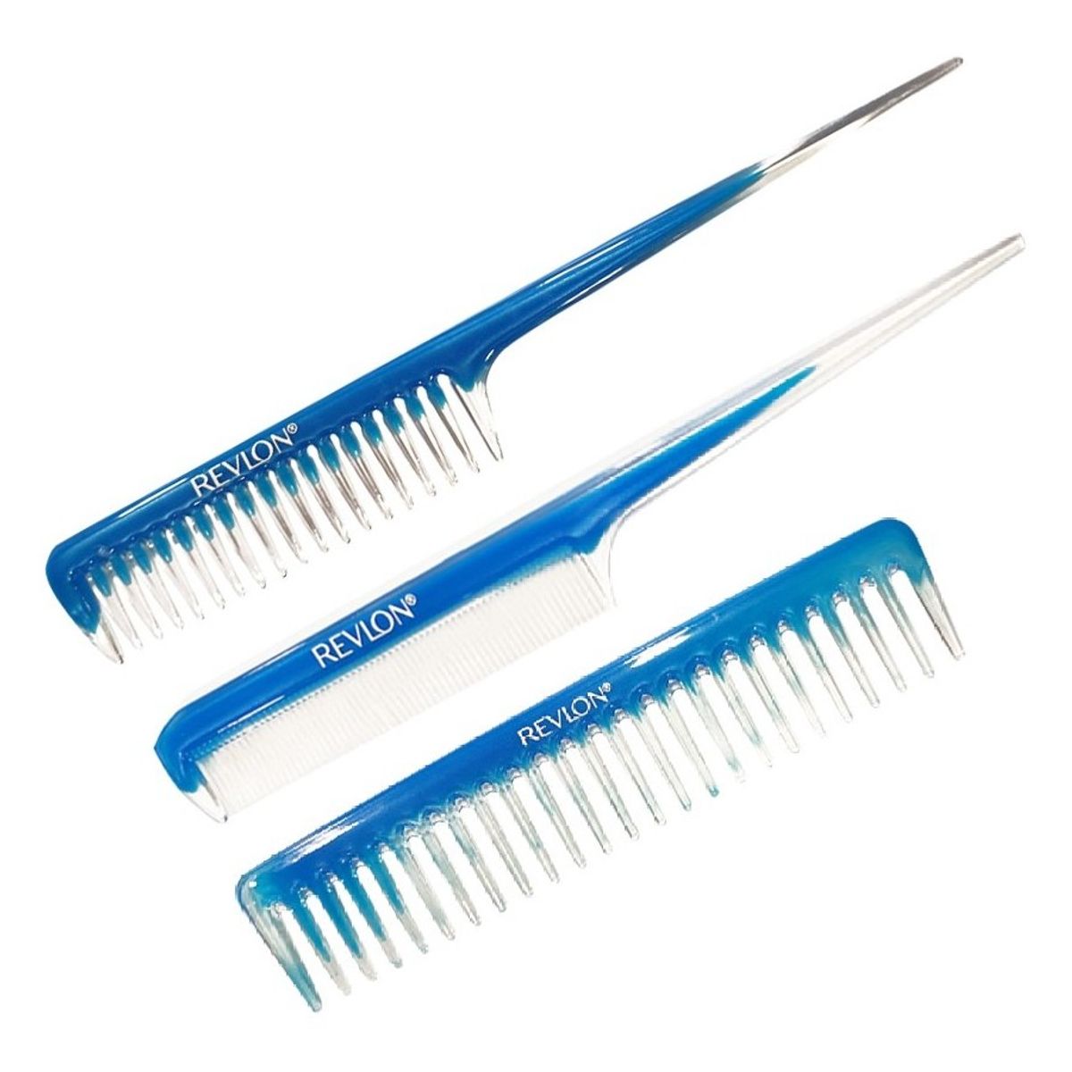 REVLON - Set De 3 Peines Revlon 2 De Cola Y 1 Standard 2527