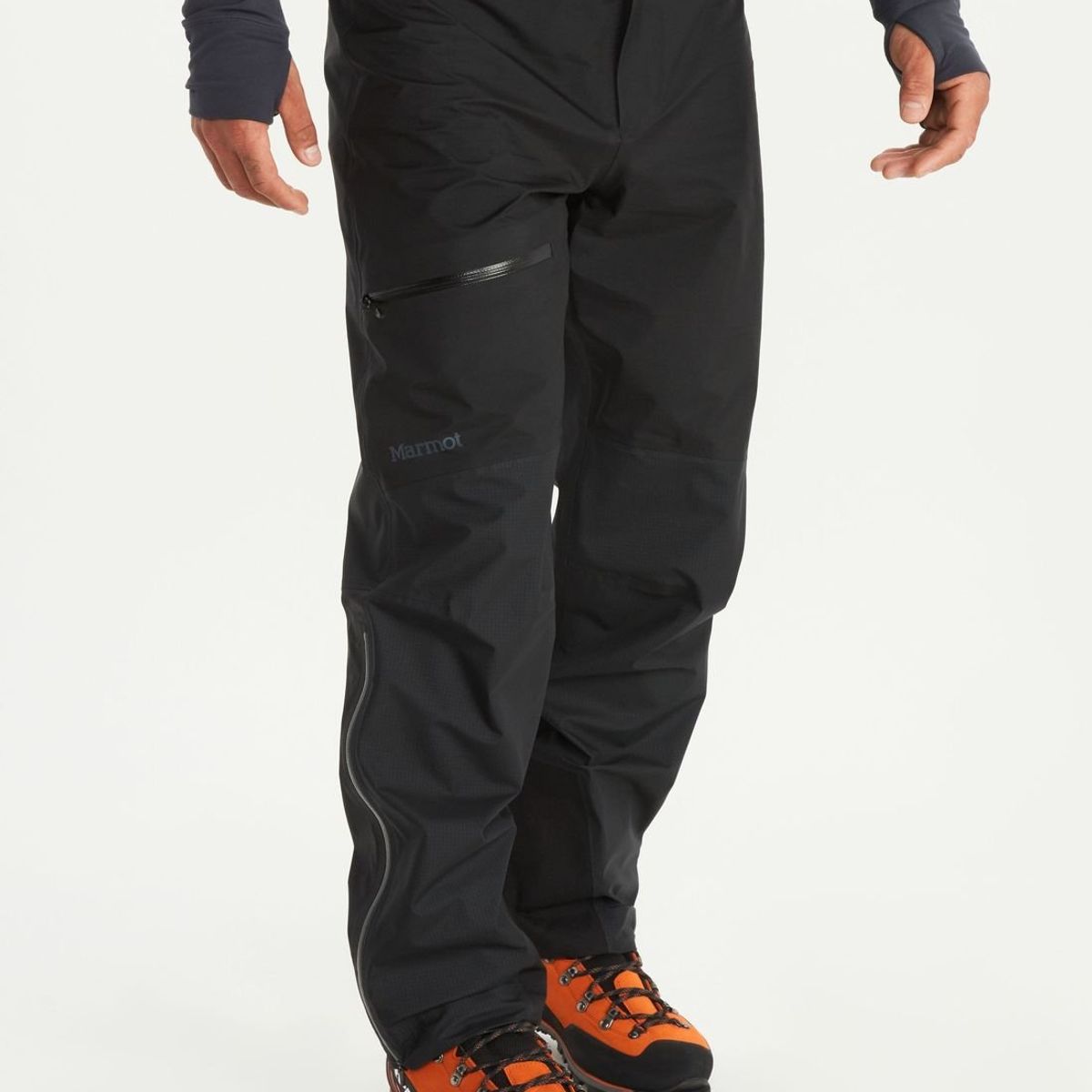 MARMOT - Pantalones Hombre Impermeables Mitre Peak Gtx Negro Marmot