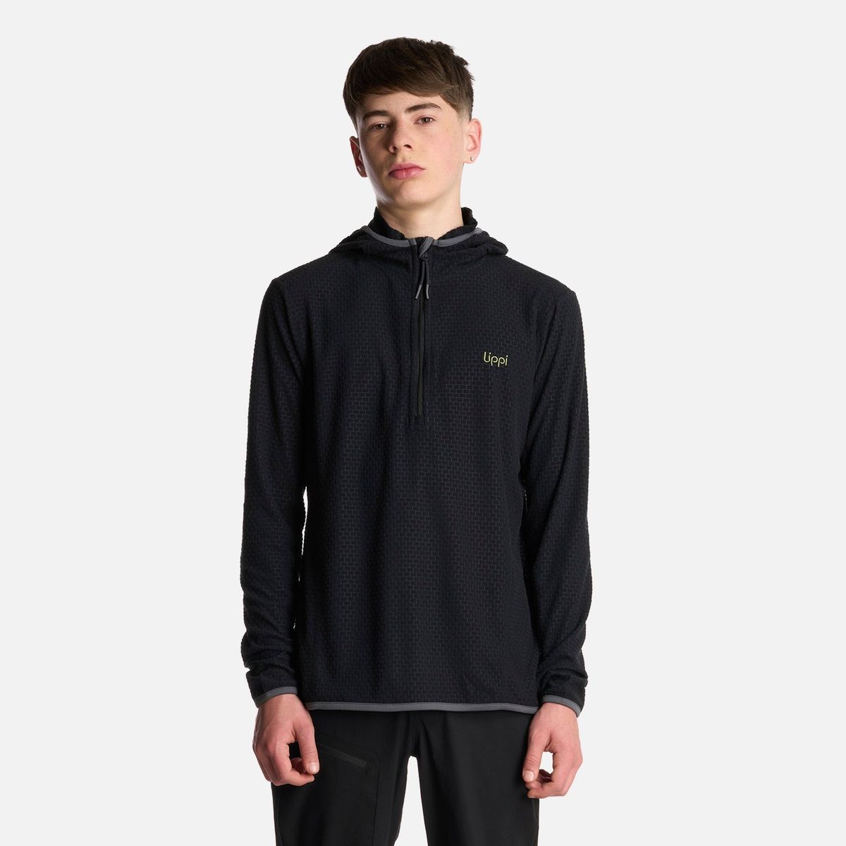 LIPPI - Polerón Teen Boy Mild Nano-F 14 Zip Hoody Negro Lippi