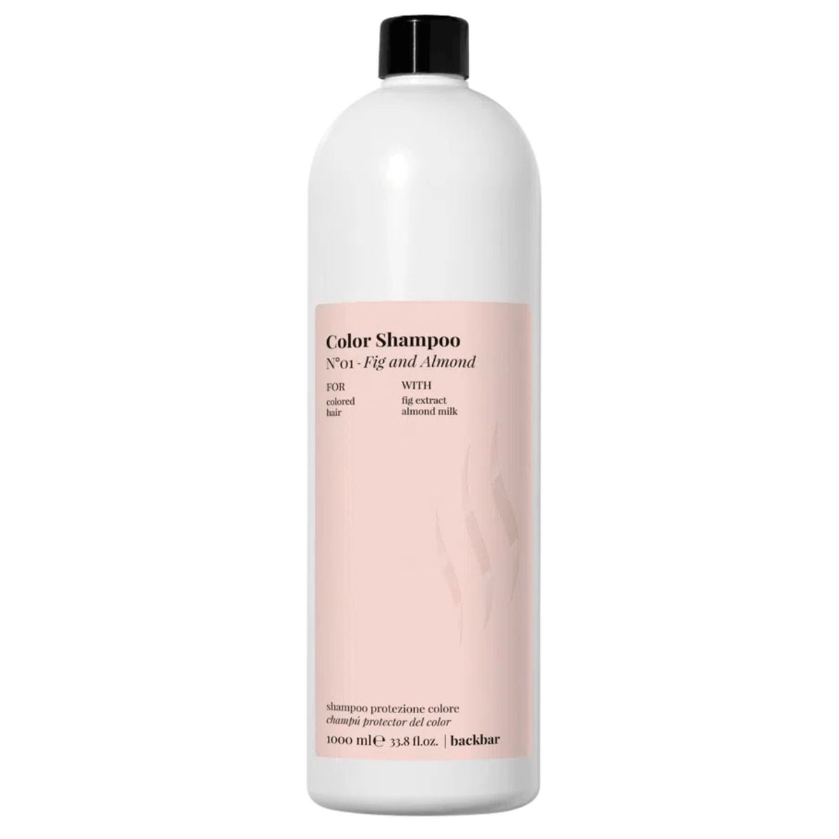 FARMAVITA - Shampoo Backbar Color N°1 Fig and Almond 1000ml Almendras dulces Higo