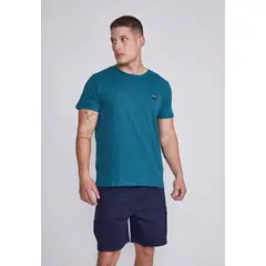 SIOUX - Polera Hombre Verde Moto