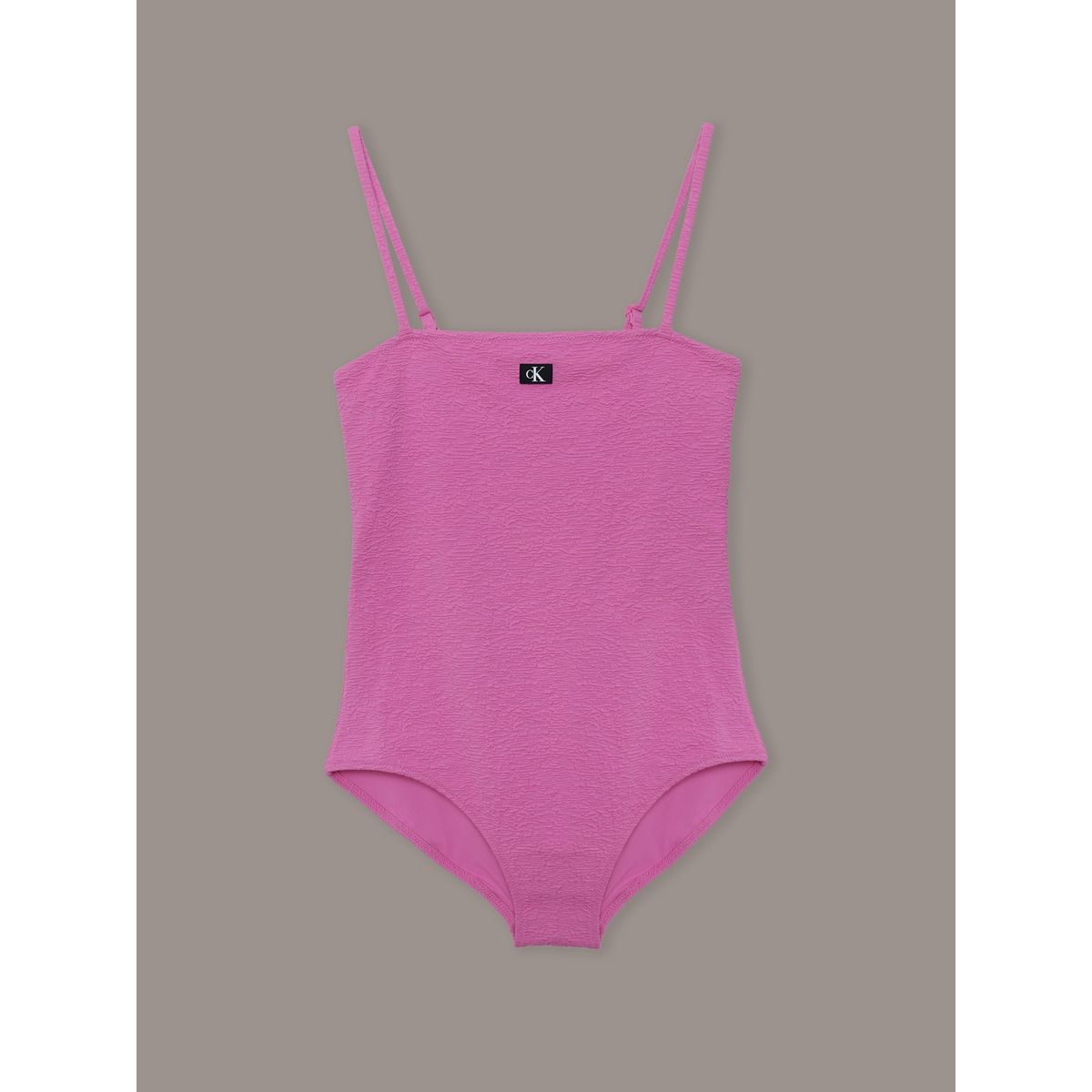 CALVIN KLEIN - Traje Baño Niña CK Monogram Rosado Calvin Klein