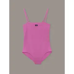 CALVIN KLEIN - Traje Baño Niña CK Monogram Rosado