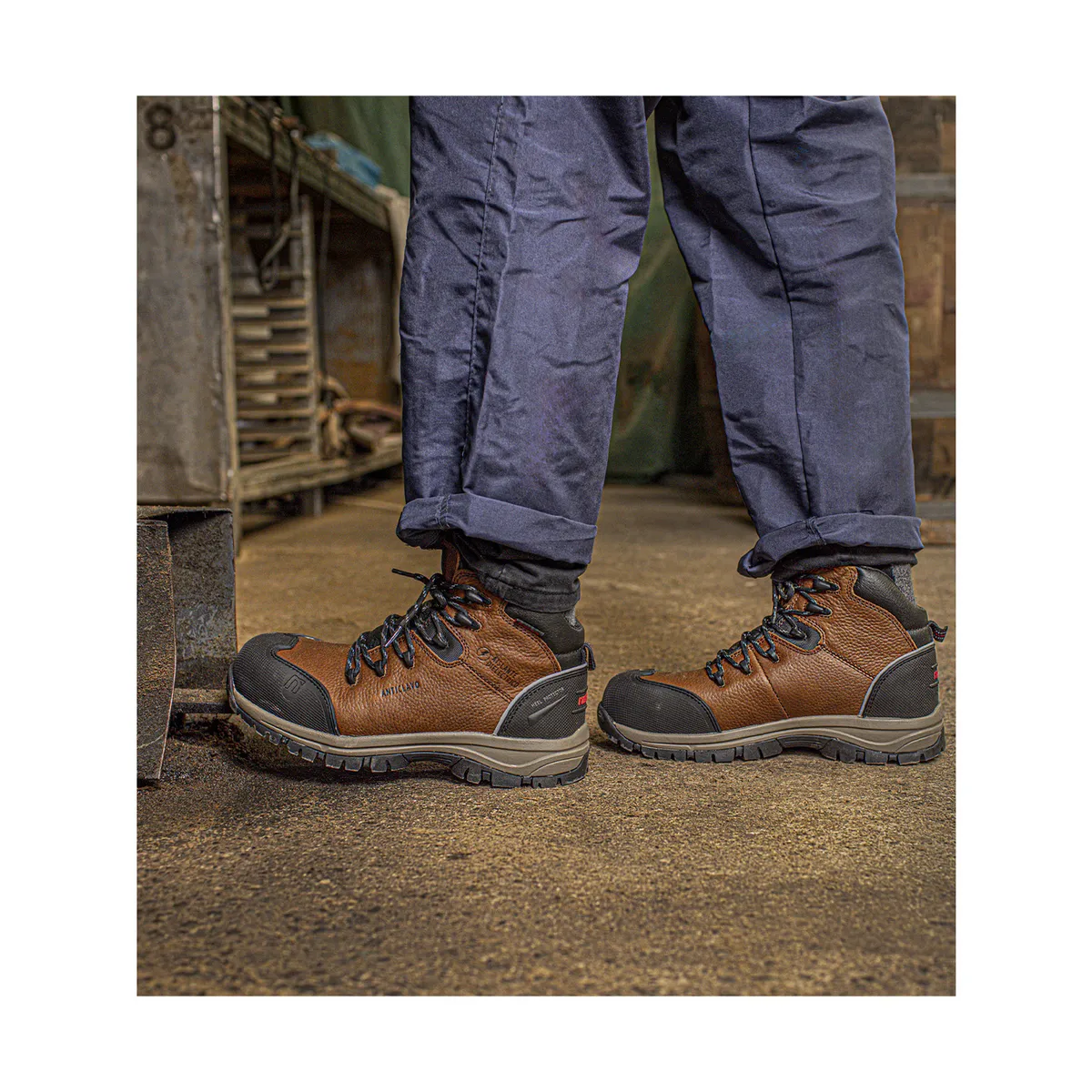 NORSEG - Zapato de Seguridad Patagon CT Café Hombre NORSEG