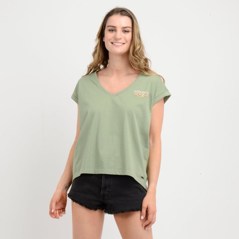 O'NEILL - POLERA MANGA CORTA SUGAR T-SHIRT  VERDE