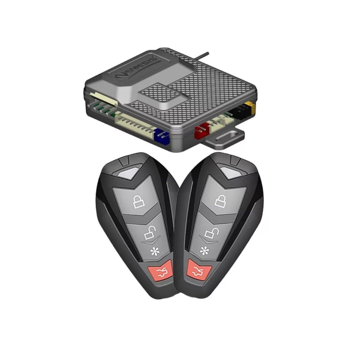 IMPORTCLICK - Alarma 2 Controles Seguridad Automóvil Camioneta Nemesis Gold