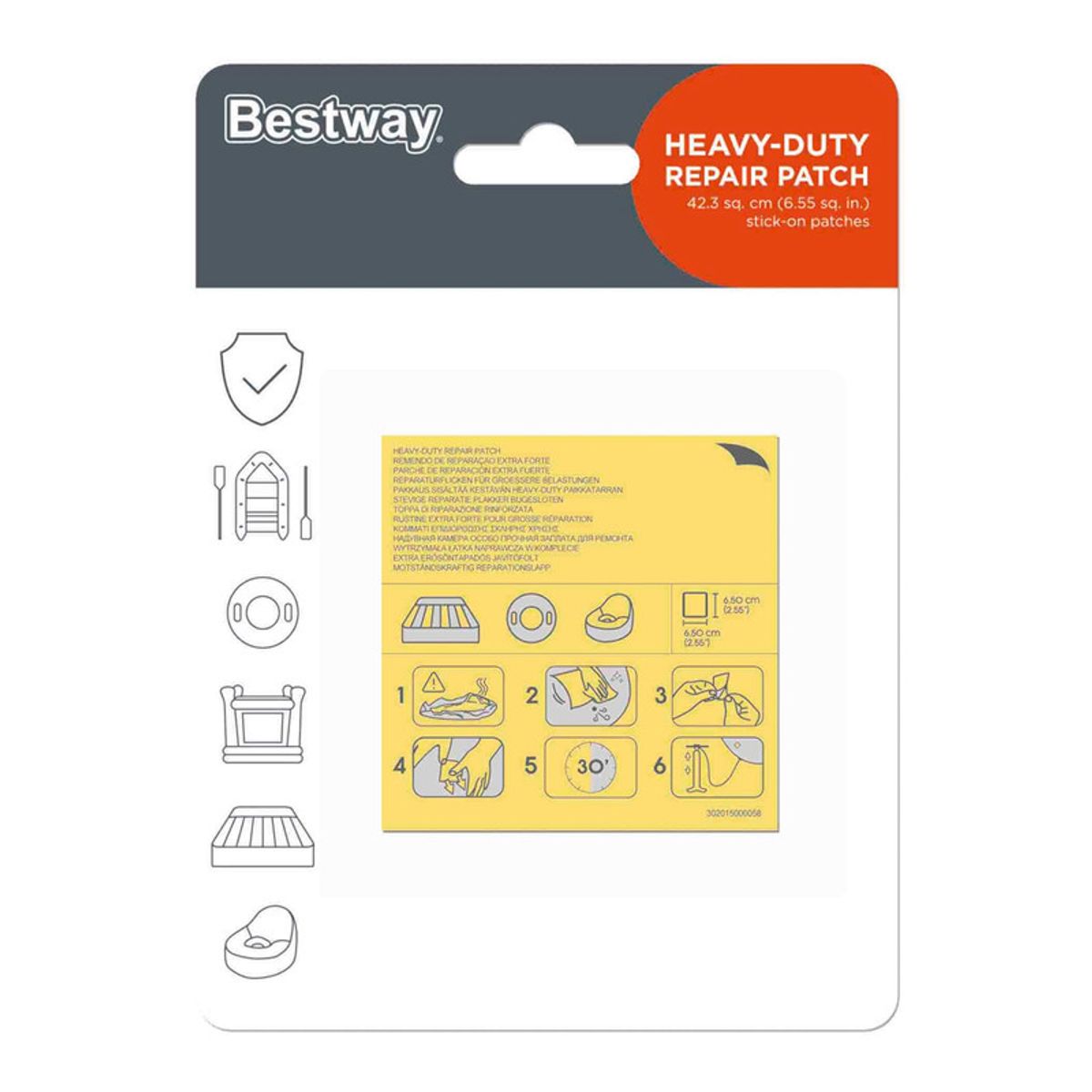 BESTWAY - Parches para piscina Bestway