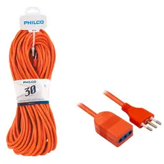 PHILCO - Extensión Xt50 Naranjo 20 Mts