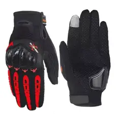 GENERICO - Guantes Para Moto Con Protecciones Pantalla Táctil talla L