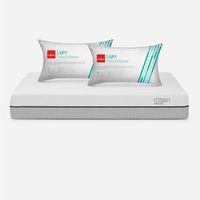 Colchón Pratta 2 Plazas 150x190 cm + Almohadas Fibra Light