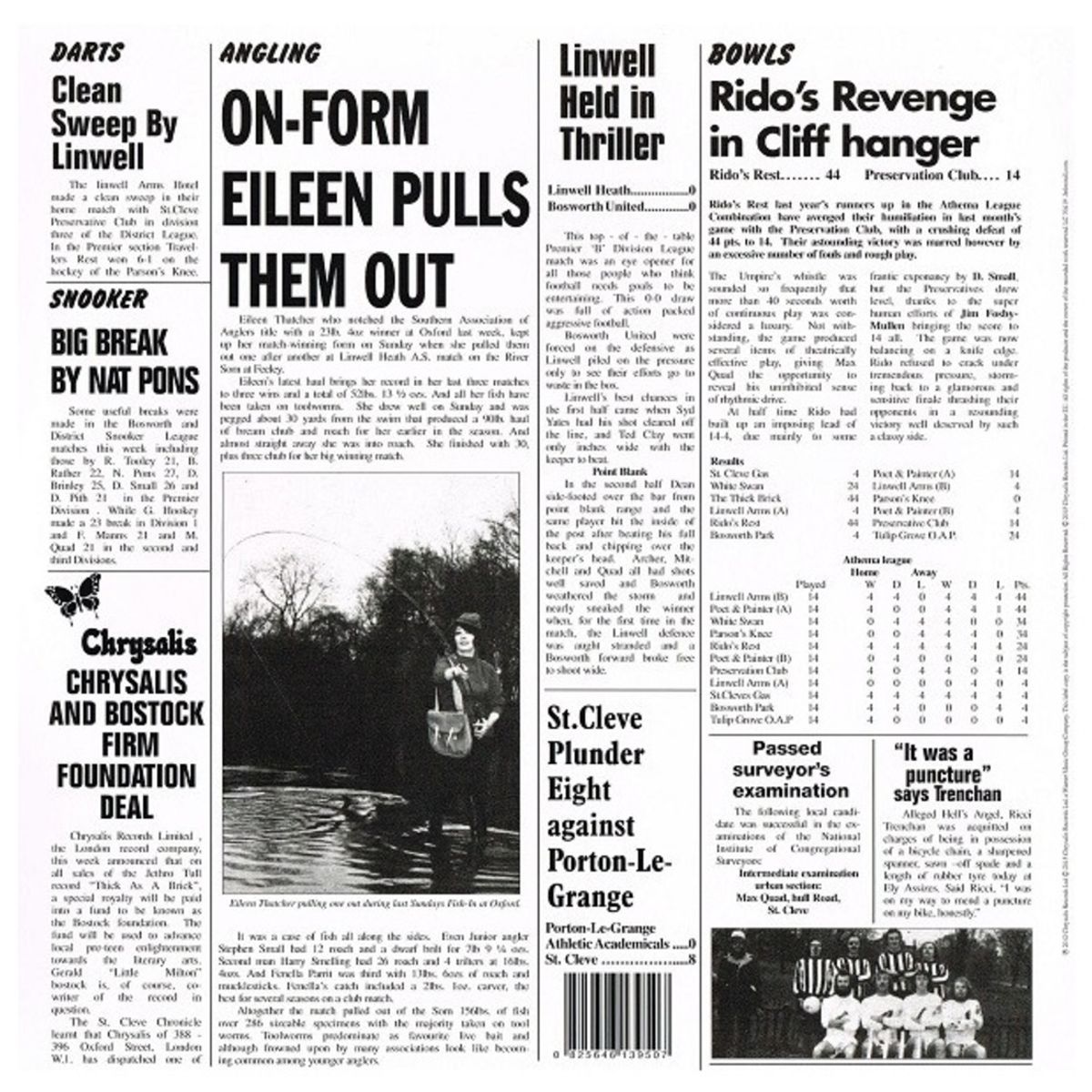 HITWAY MUSIC - JETHRO TULL - THICK AS A BRICK - VINILO HITWAY MUSIC