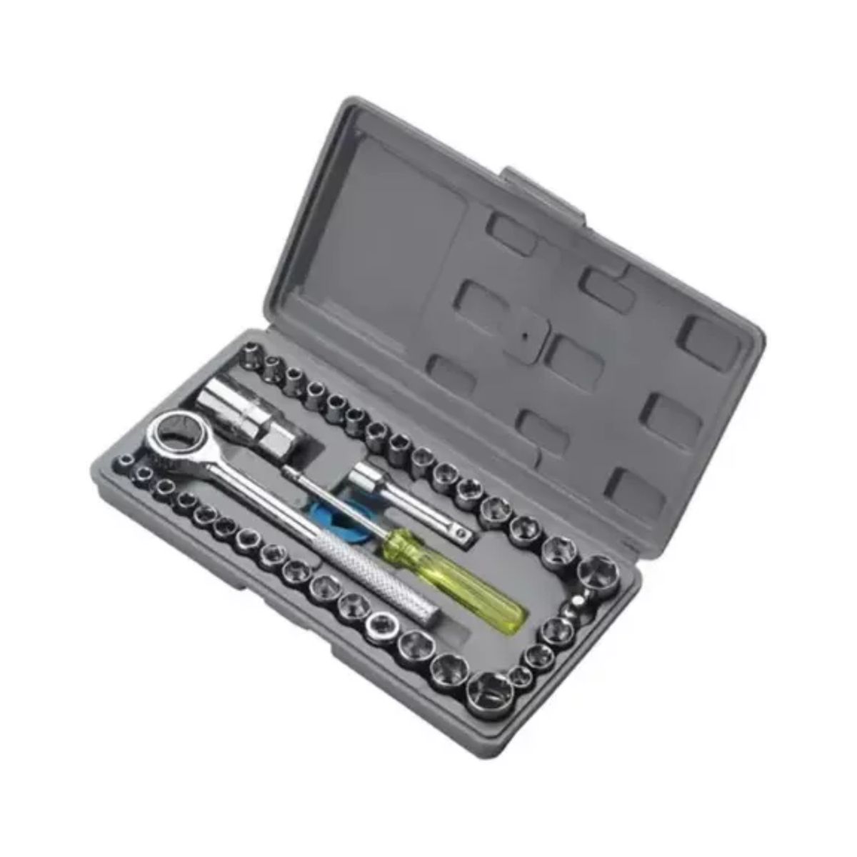 GENERICO - Juego Caja Set Dados Chicharra Herramientas 40 Piezas