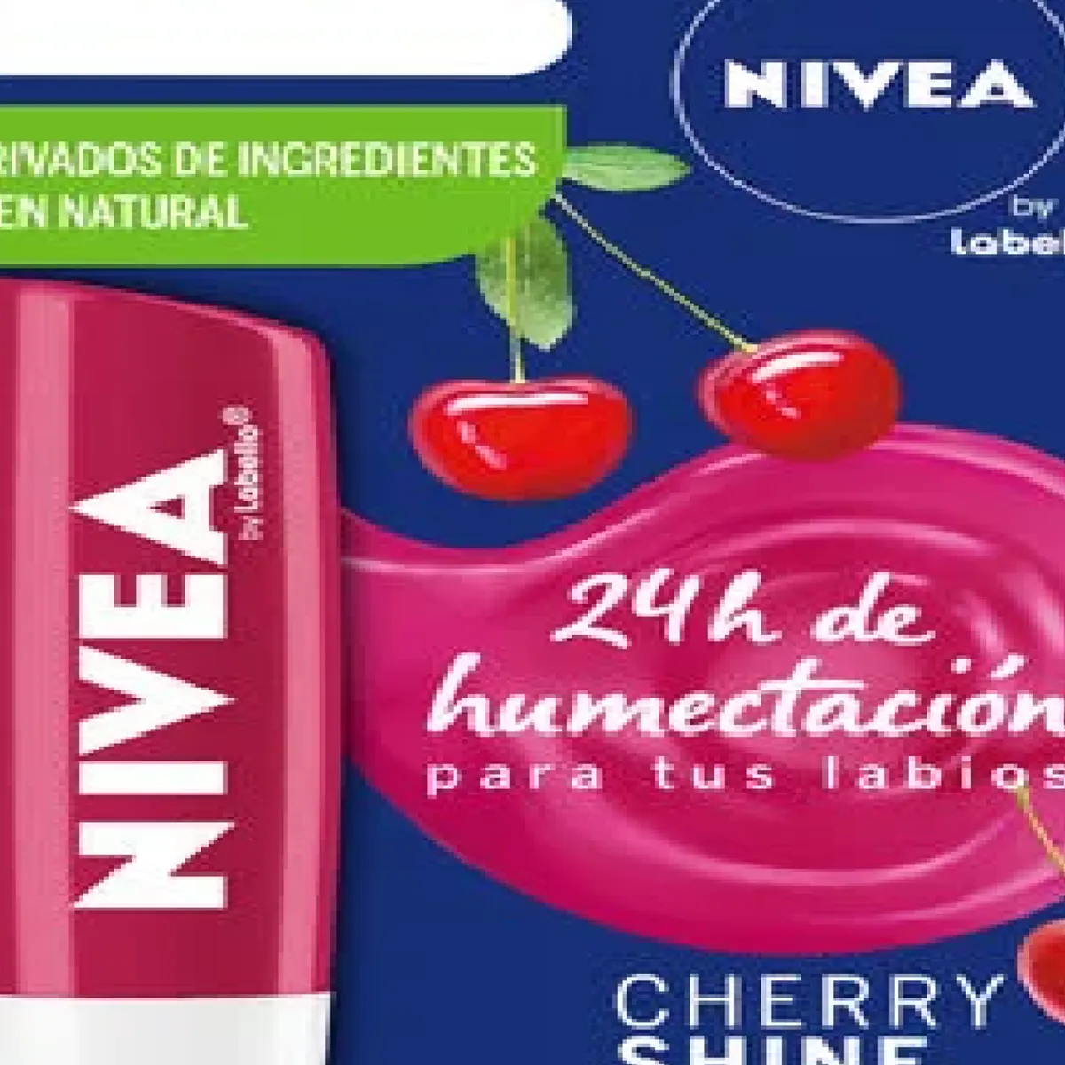 NIVEA - Nivea Bálsamo Labial Cherry Shine 48gr