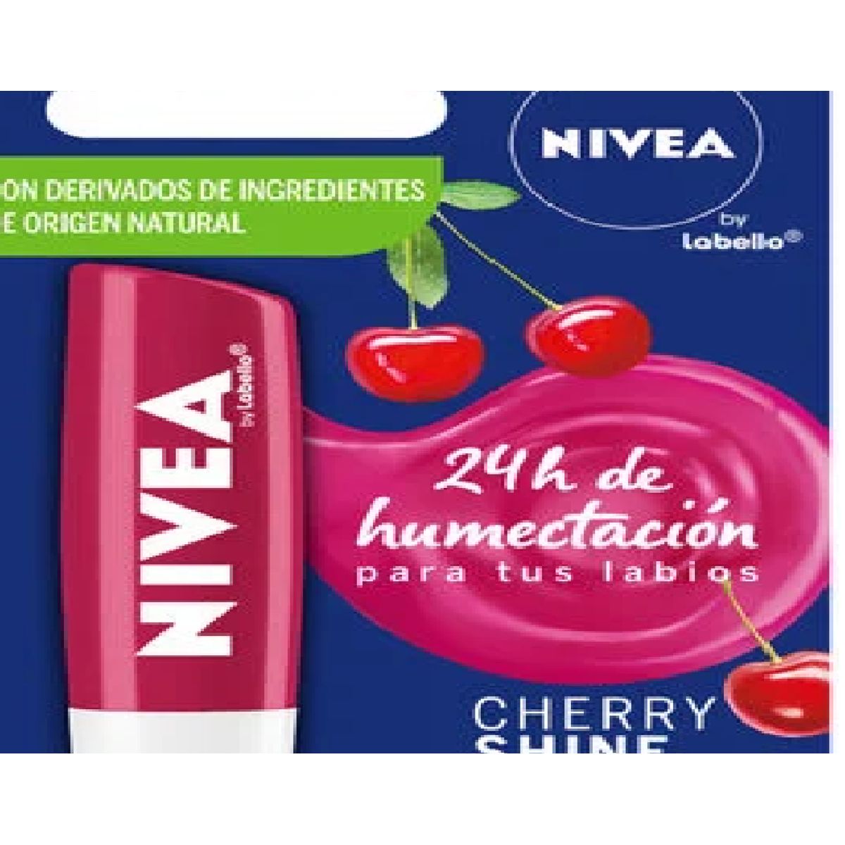 NIVEA - Nivea Bálsamo Labial Cherry Shine 48gr