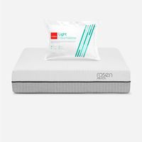 Colchón Pratta 1 Plaza 90x190 cm + Almohada Fibra Light