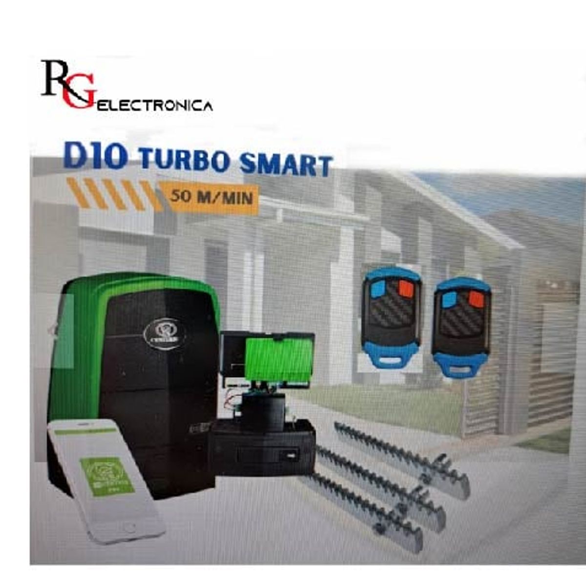 CENTURION - Motor Centurion D10 Turbo Smart ANTIPORTONAZO DE 1000KG