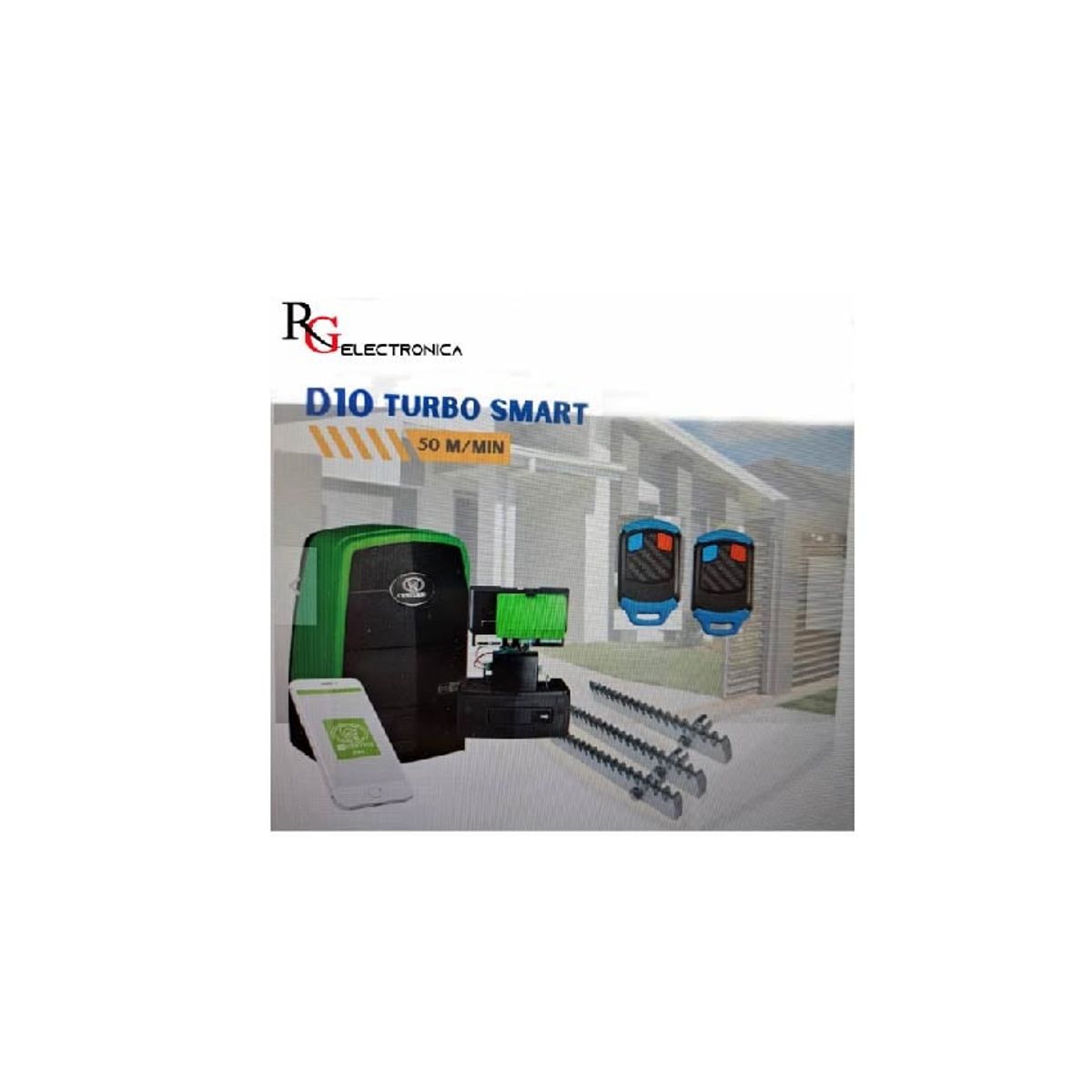 CENTURION - Motor Centurion D10 Turbo Smart ANTIPORTONAZO DE 1000KG