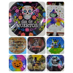 GENERICO - Pack Globos Metalicos Halloween 50unds