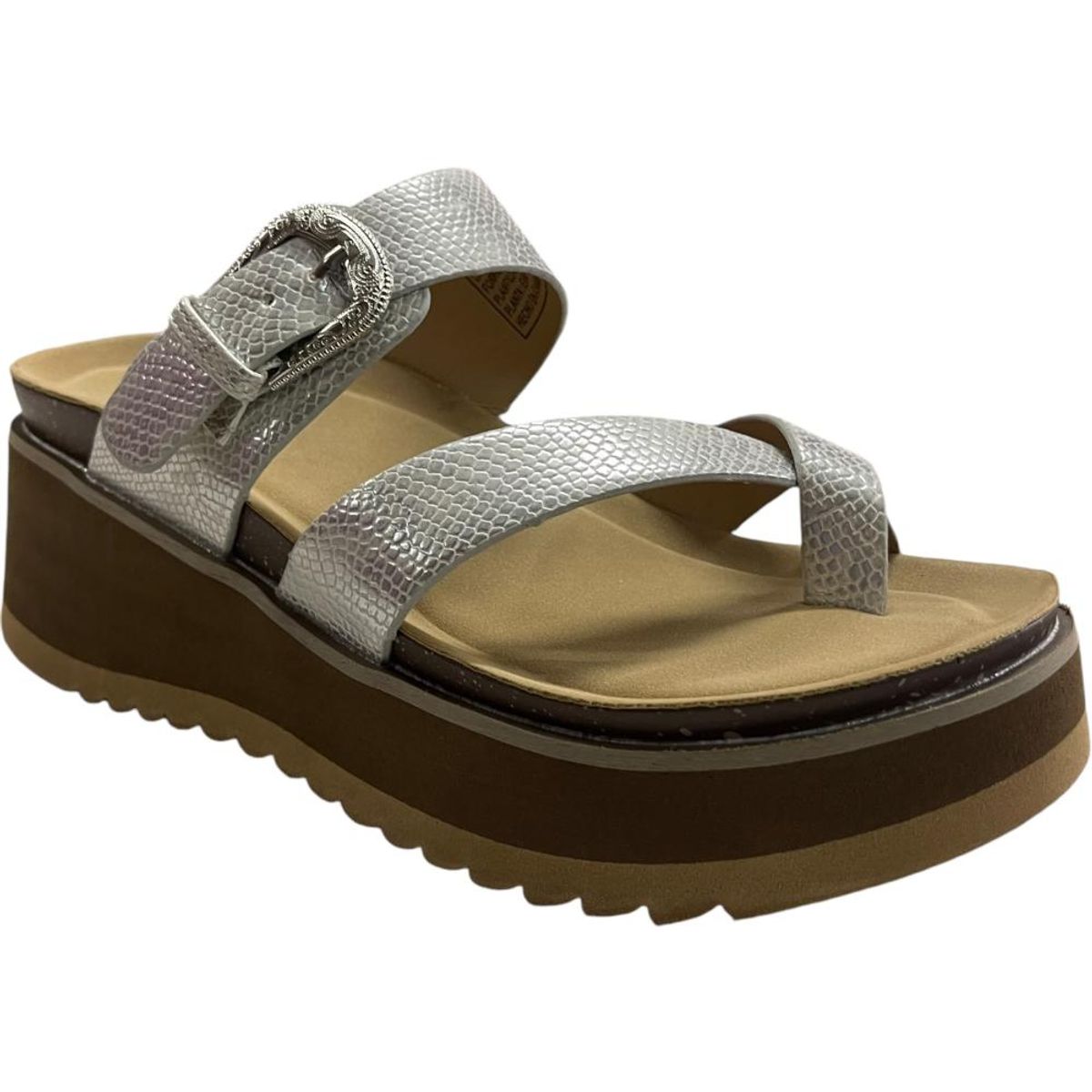 DETOGNI - Sandalia Mujer Plateado Rosario Detogni - Plateado