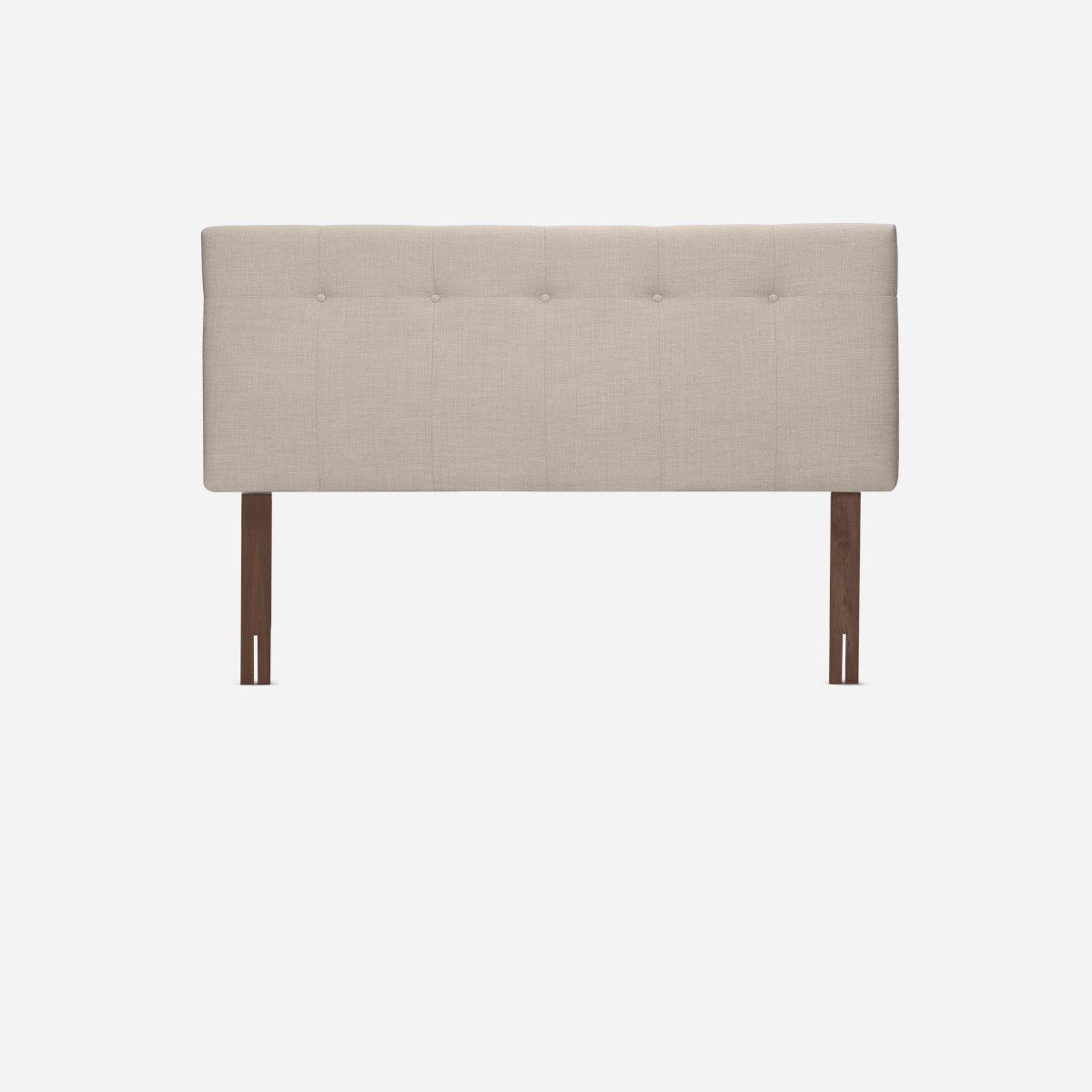 ROSEN - Cama Europea Pratta 2 Pl Pata Madera BN +Respaldo New Bennet