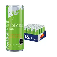RED BULL - Bebida Energética Pack 16 Latas Flor de Sauco 250ml
