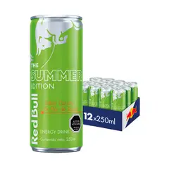RED BULL - Bebida Energética Pack 12 Latas Flor de Sauco 250ml