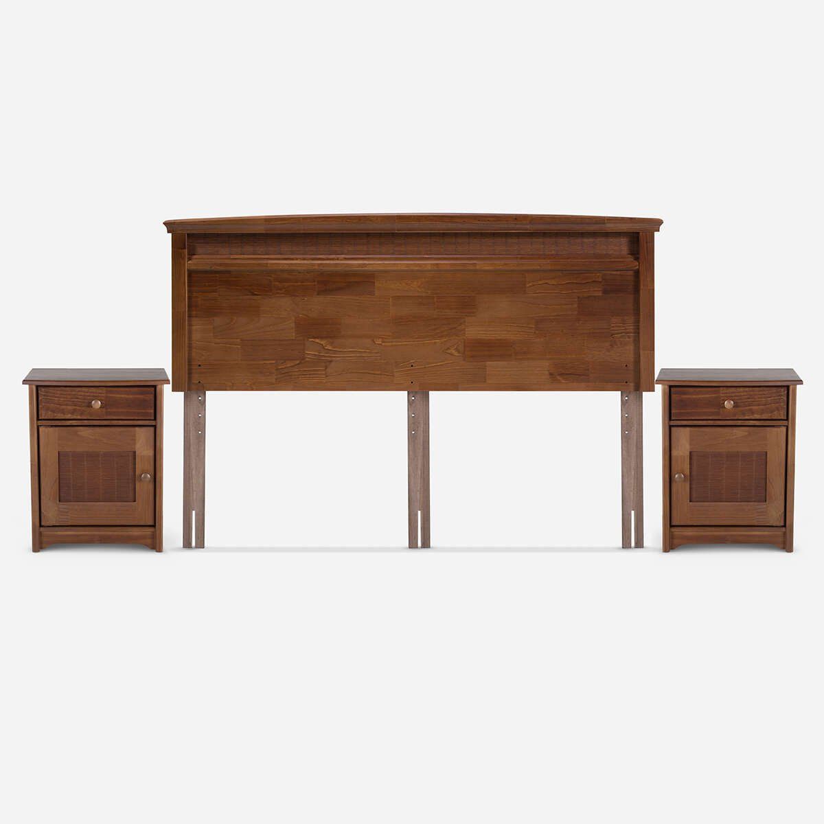 ROSEN - Cama Pratta King + Muebles Veneto