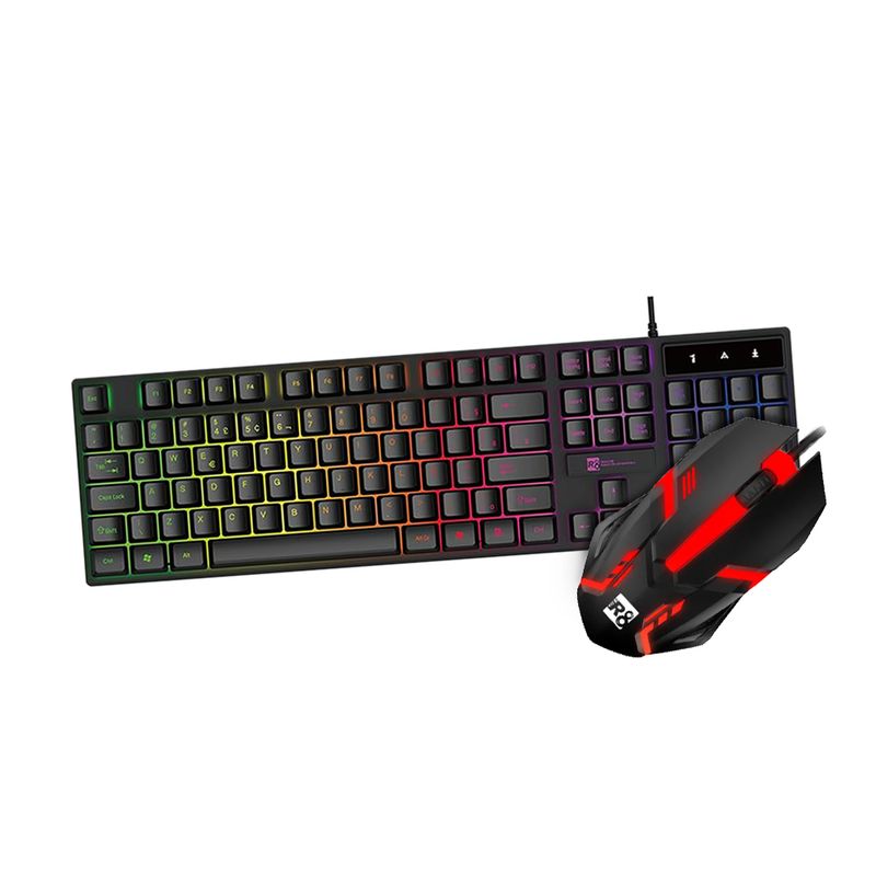 GENERICO - Pack teclado y mouse tipo gamer usb