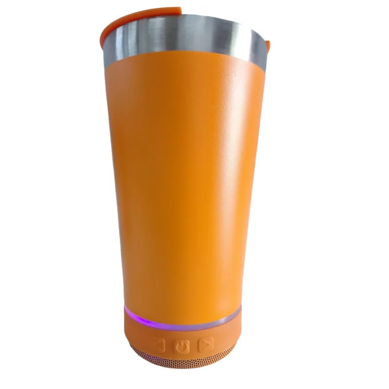 GENERICO - Vaso Portátil Con Abridor Bluetooh y Parlante