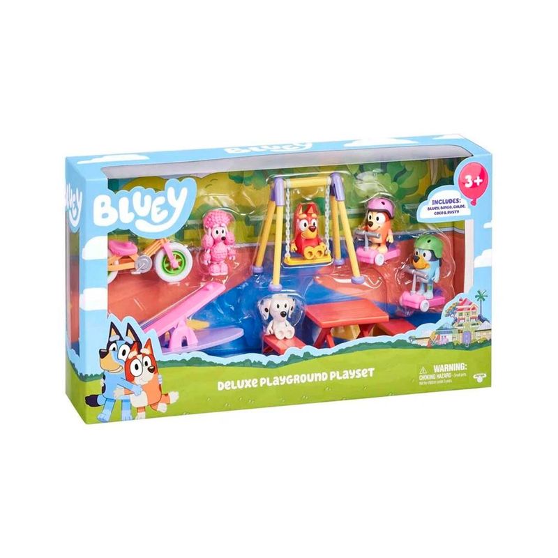BLUEY - Bluey set patio de juegos parque infantil deluxe