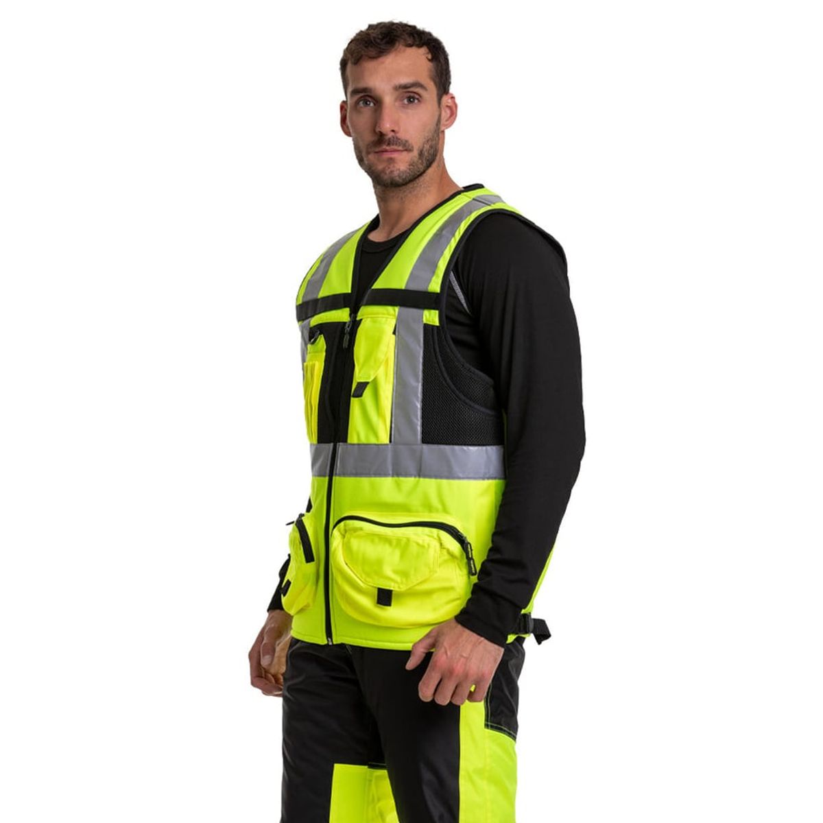 ALASKA - Chaleco Geólogo Alaska Xpert Hombre Amarillo Ropa De Trabajo