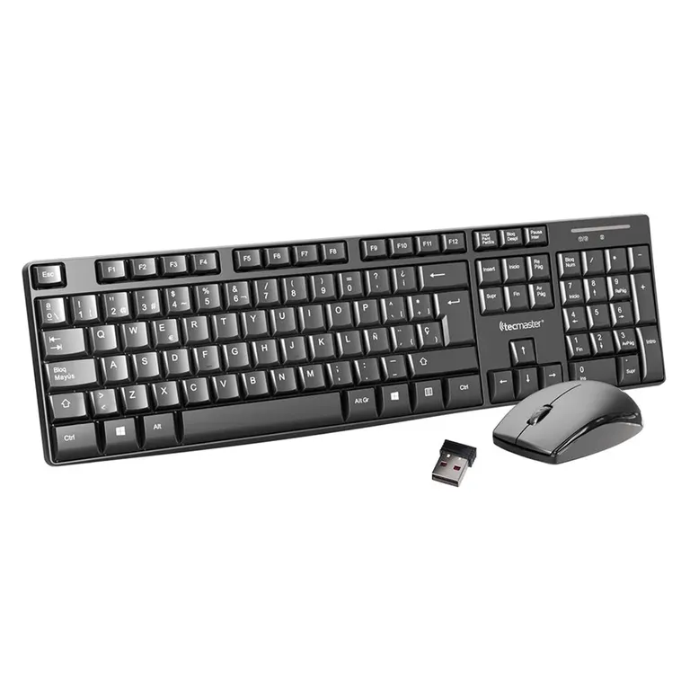 Kit Teclado Y Mouse Inalambrico TM-100512 Negro