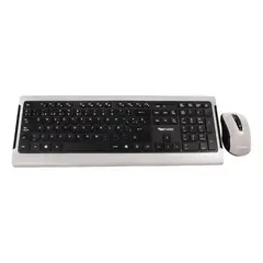 TECMASTER - Kit Teclado Y Mouse Inalambrico Español Negro