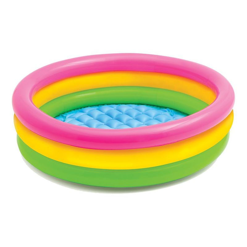 INTEX - Piscina Inflable Infantil INTEX Redonda Tricolor
