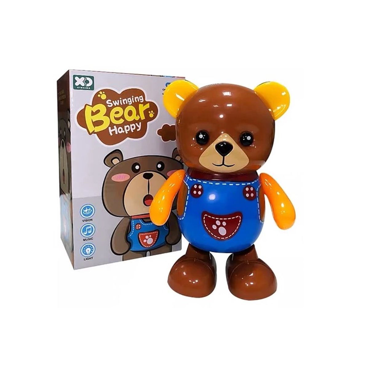 GENERICO - Muñeco Oso Bailarin Juguete Luces Sonido Movimiento