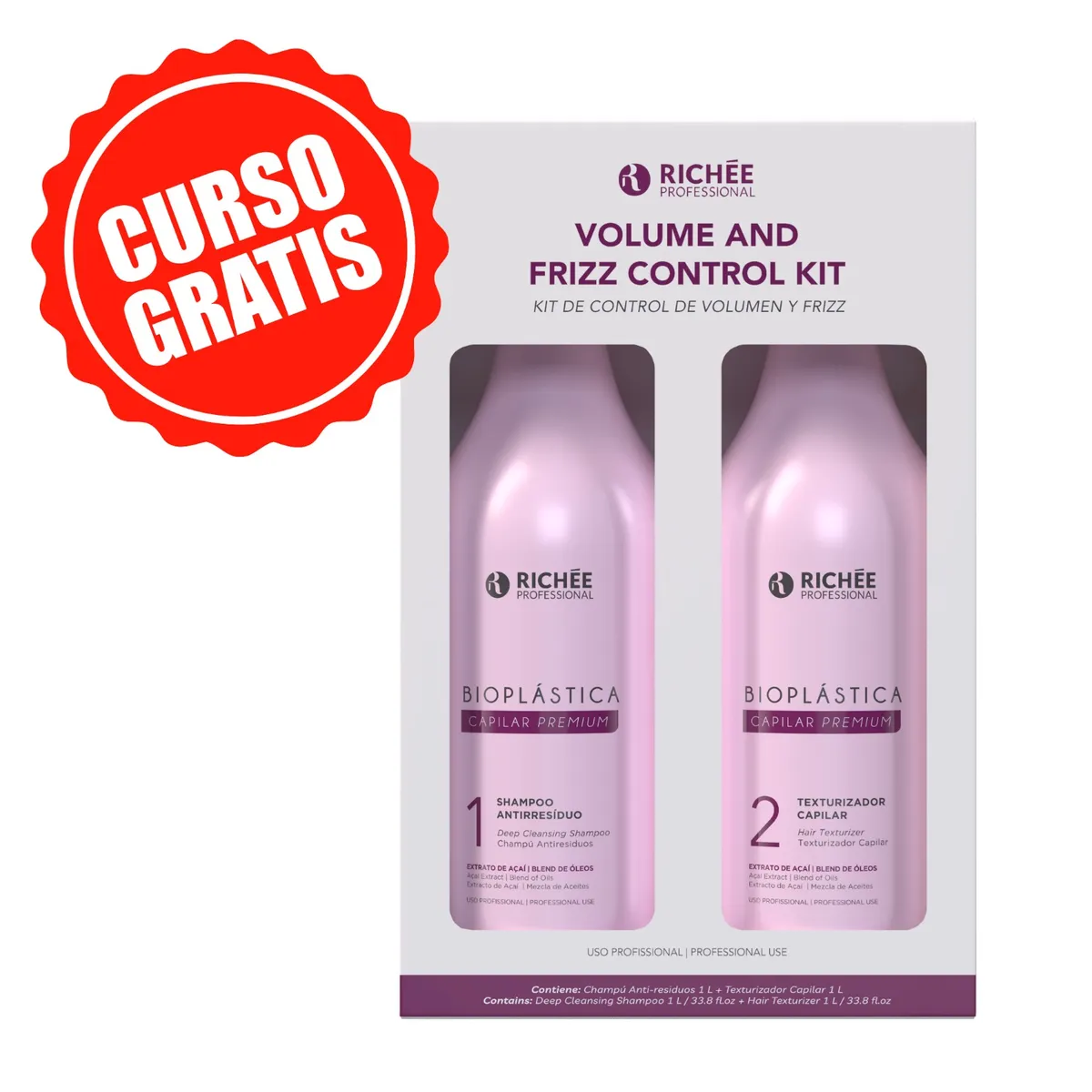 RICHEE PROFESIONNAL - Alisado Bioplastica Premium 1 Litro.-