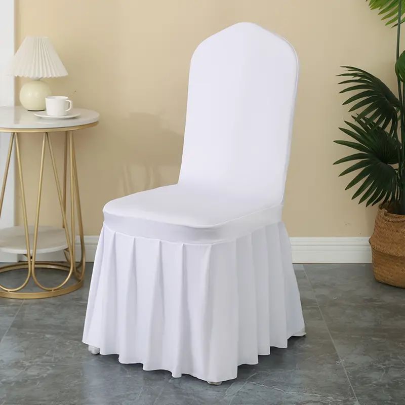 GENERICO - Pack 6 Funda Elástica Para Silla Universal De Evento - Blanco