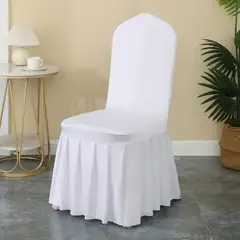 GENERICO - Pack 6 Funda Elástica Para Silla Universal De Evento - Blanco