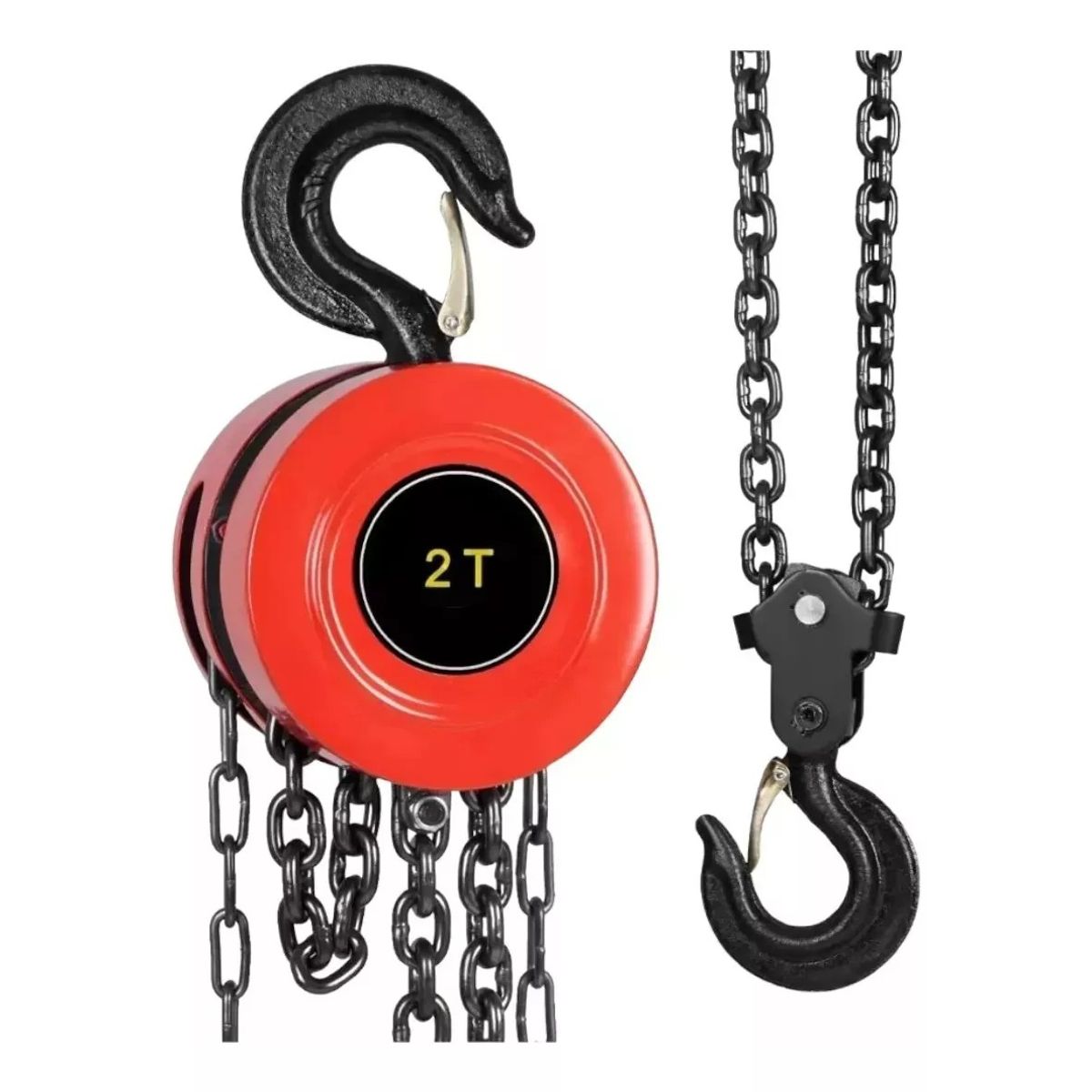 MUNDO MAGIA - Tecle Manual Con Cadena 2 Toneladas X3 Metros