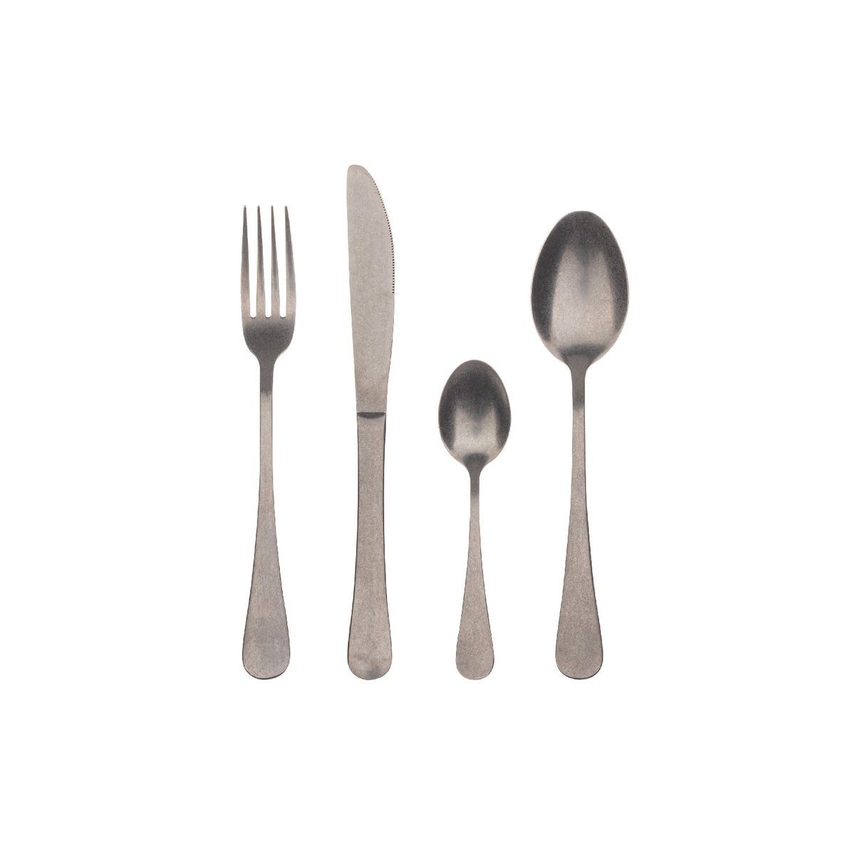 BERGNER - SET CUBERTERIA 24PZS ACERO INOX MUNICH STONEWASH