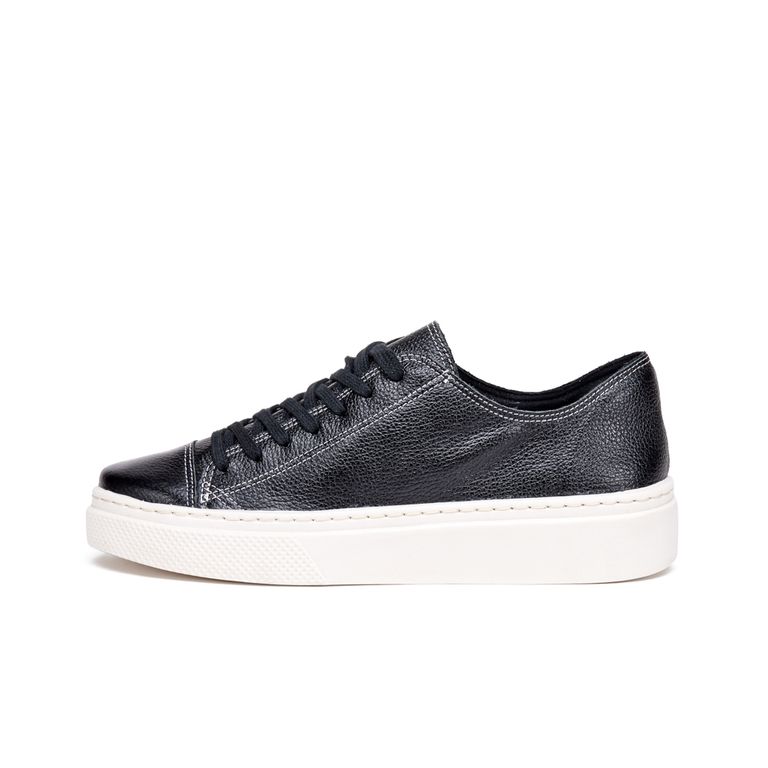 Zapatilla fepa cuero negro