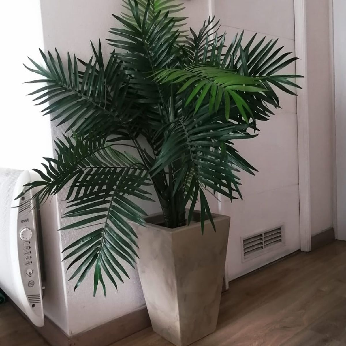 VERDY - Maceta Joinville Trapecio 19x40cms Beige Efecto Marmoleado