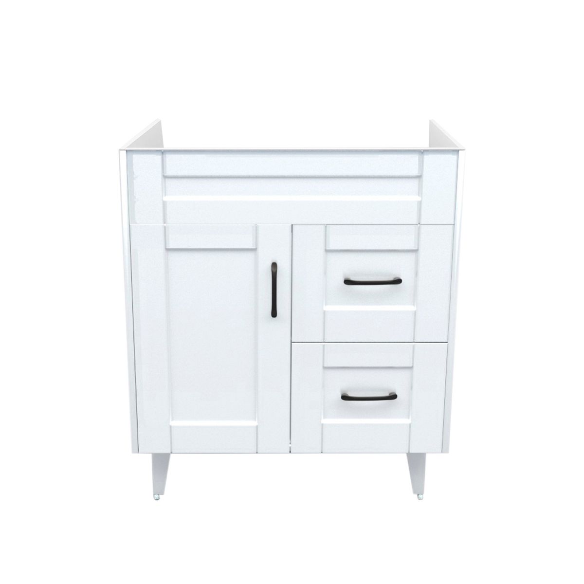 DOMSA - Mueble base para baño Deluxe 70SK Blanco 68x80x45cm