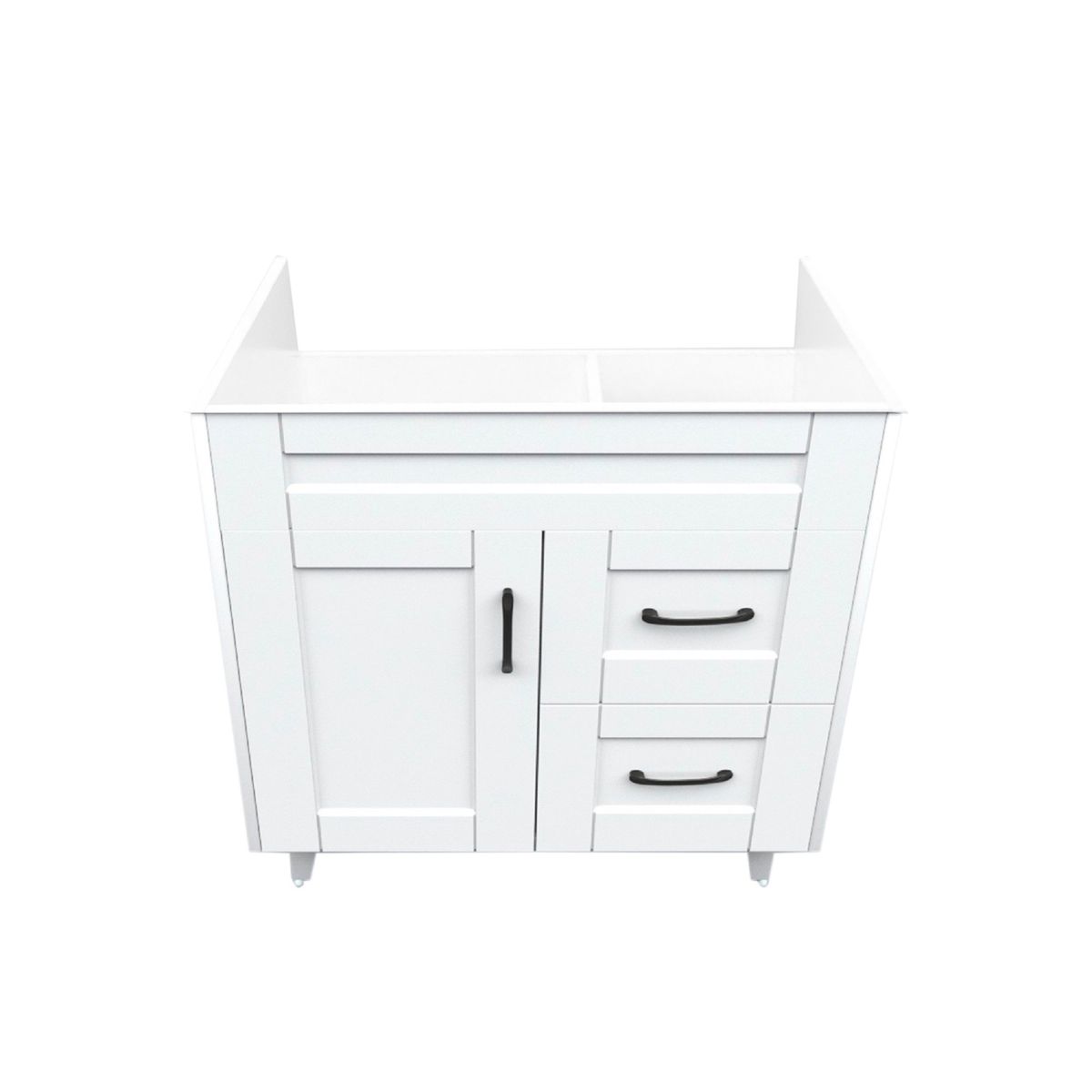 DOMSA - Mueble base para baño Deluxe 70SK Blanco 68x80x45cm