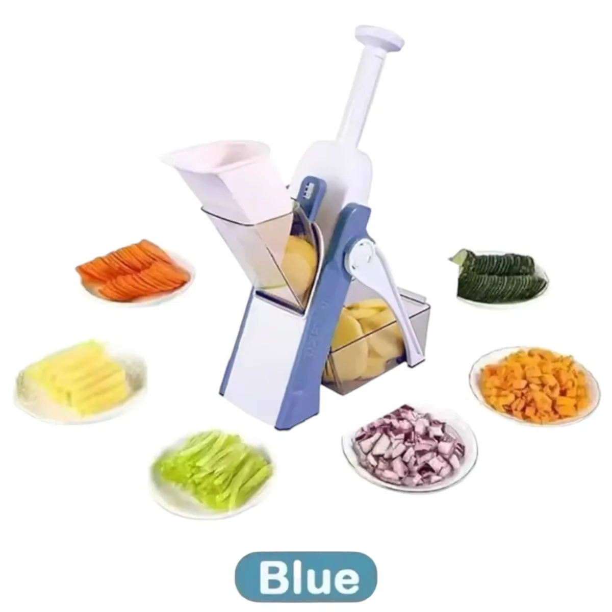 Cortador Picador Rebanador Mandolina de Cocina Multifuncional 5 en 1, marca GENERICO - Foto Principal