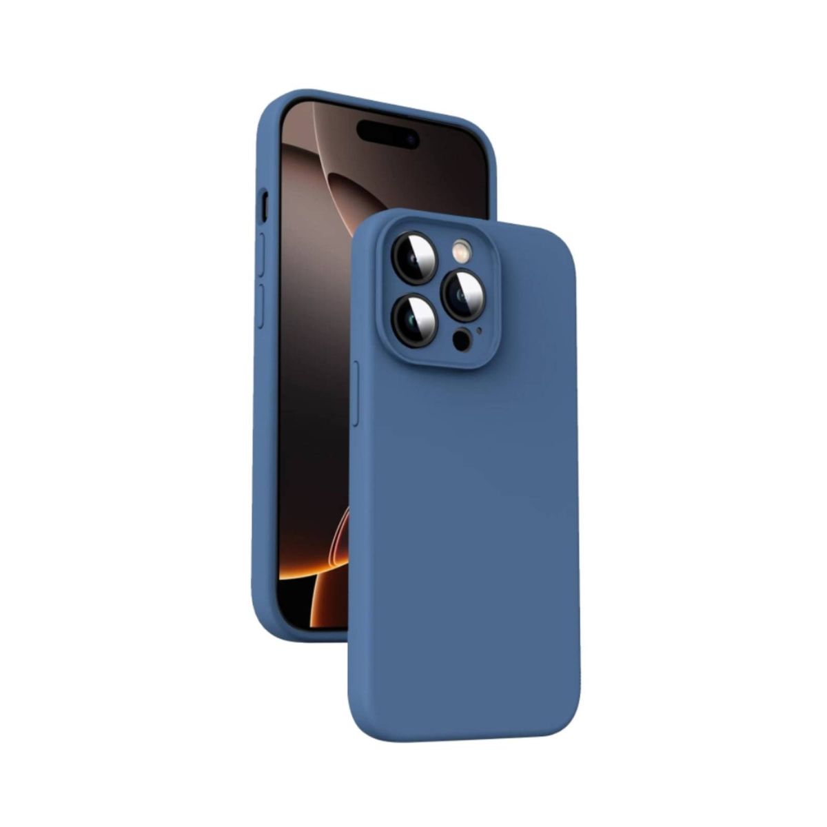 JOIGO - Carcasa Para iPhone 16 Pro Max Goma Azul