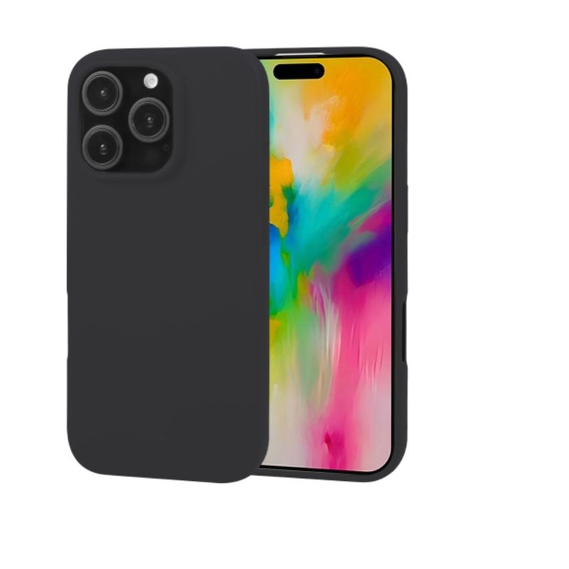 JOIGO - Carcasa Para iPhone 16 Pro Max Goma Negro.