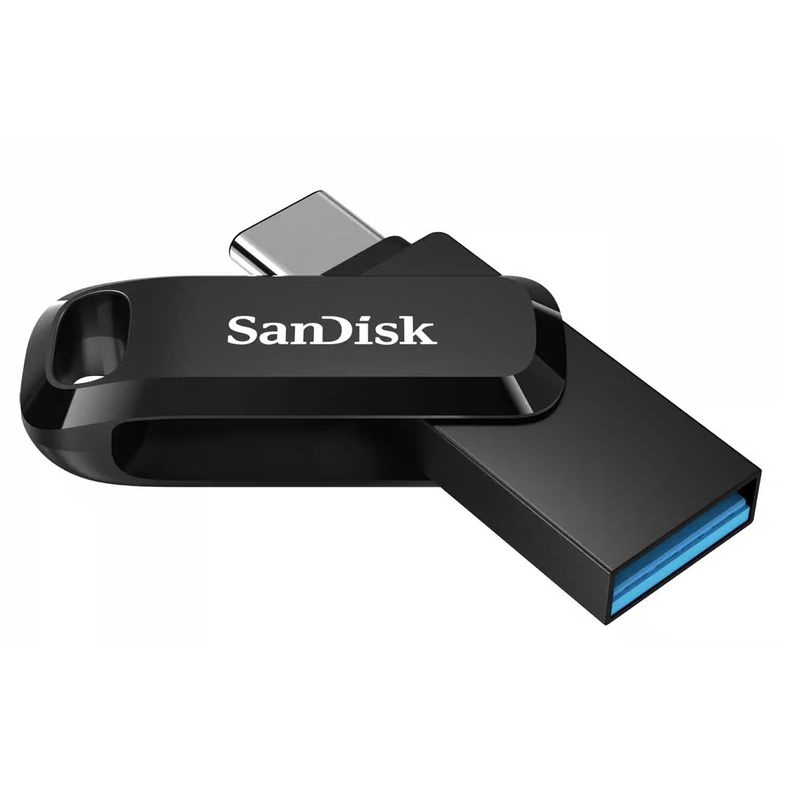 SANDISK - Pendrive SanDisk Ultra Dual Drive Go 128GB USB-C USB-A Negro - Negro