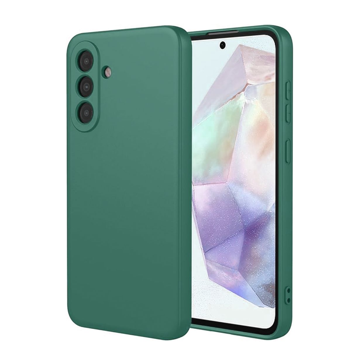 JOIGO - Carcasa Para S24 Fe Goma Verde.